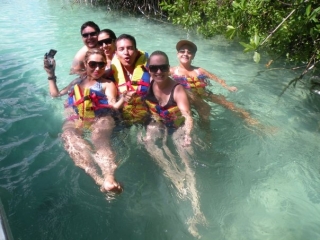 Snorkel con amigos